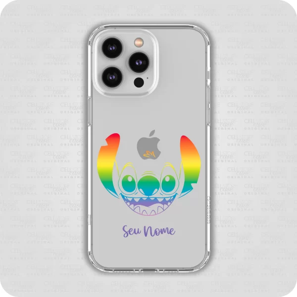 Capinha - Stitch Rainbow